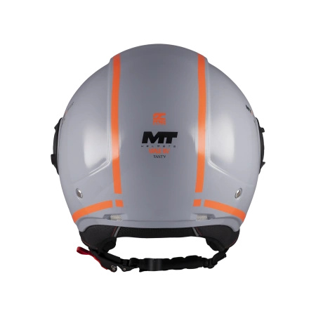 Kask otwarty MT VIALE SV S TASTY GREY/ORANGE szary pomarańczowy