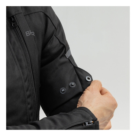 Kurtka tekstylna BROGER OVERLAND BLACK czarny