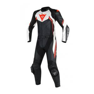 Kombinezon dwuczęściowy DAINESE AVRO D2 BLACK/WHITE/RED FLUO czarny biały czerwony fluo