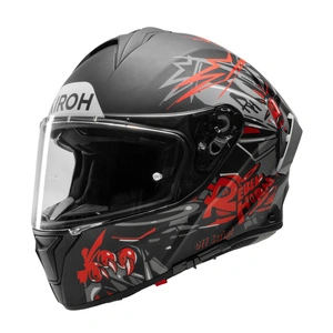 Kask integralny AIROH SPARK 2 CRUZE BLACK GREY MATT czarny szary czerwony