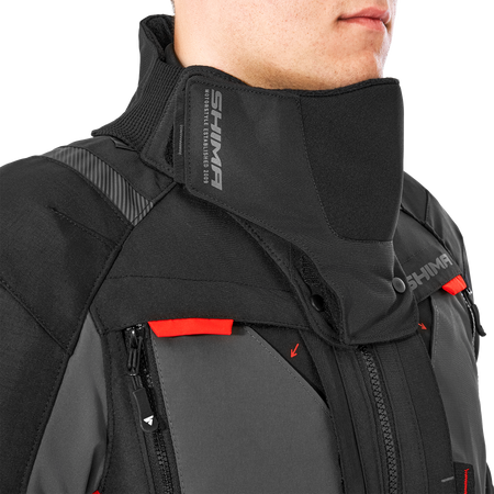 Kurtka tekstylna SHIMA HERO 2.0 MEN RED czarny szary czerwony