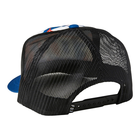 Czapka z daszkiem FOX RED WHITE AND TRUE SNAPBACK ROYAL BLUE niebieski czerwony biały