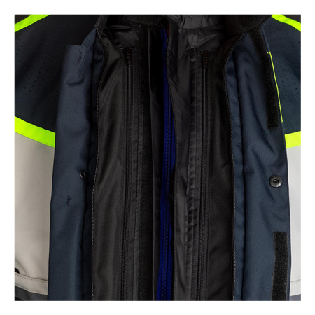 Kurtka tekstylna RST MAVERICK CE BLUE/SILVER/NEON granatowy żółty żółty fluo szary