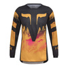 Bluza cross dziecięca FOX JUNIOR 180 KAIROS TANGERINE czarny żółty