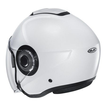 Kask otwarty HJC I40 SEMI FLAT PEARL WHITE biały mat