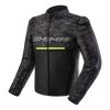 Kurtka tekstylna SHIMA DRIFT MEN CAMO czarny szary żółty fluo