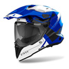 Kask integralny AIROH COMMANDER 2 REVEAL BLUE GLOSS niebieski biały czarny