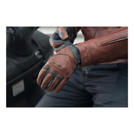 Rękawice miejskie SHIMA CALIBER BROWN brązowy czarny