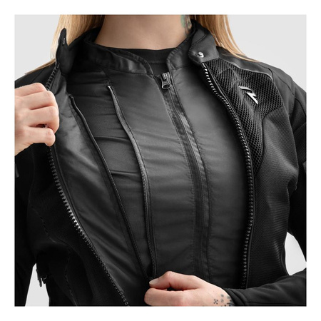 Kurtka tekstylna damska REBELHORN JAX LADY BLACK czarny