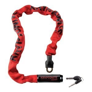 Zapięcie łańcuchowe KRYPTONITE KEEPER 785 INTEGRATED CHAIN 0,7CM X 85CM RED czerwony czarny