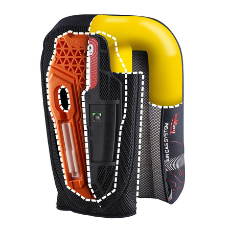 Kamizelka z poduszką powietrzną FURYGAN GILET AIRBAG BLACK czarny
