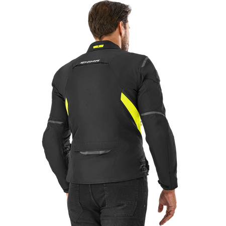 Kurtka tekstylna SHIMA RUSH 2.0 FLUO czarny żółty fluo