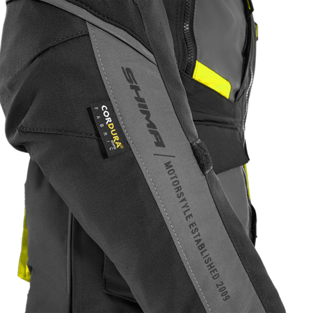 Kurtka tekstylna damska SHIMA HERO 2.0 LADY FLUO czarny szary żółty fluo