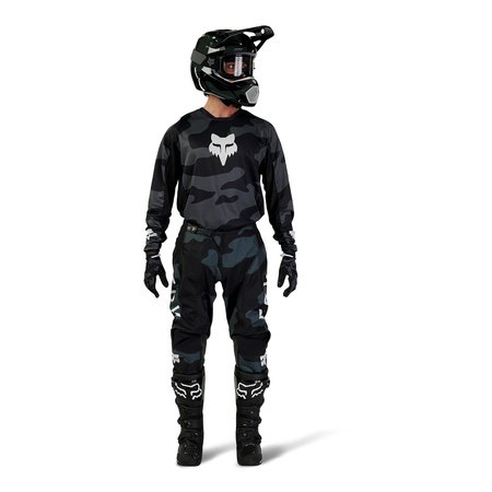 Bluza cross FOX 180 BNKR BLACK CAMO czarny szary