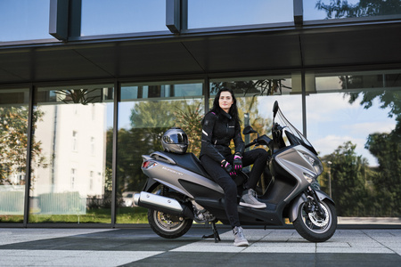 Trampki motocyklowe damskie SHIMA SX-2 EVO LADY GREY szary biały