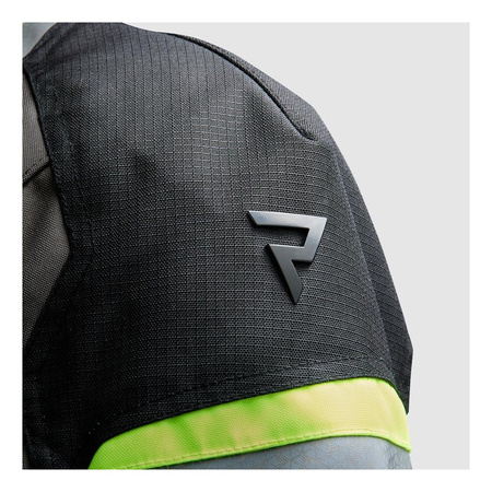 Kurtka tekstylna REBELHORN CUBBY V BLACK/GREY/FLUO YELLOW czarny szary żółty fluo