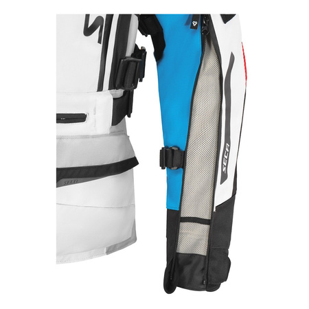 Kurtka tekstylna SECA ARRAKIS III GREY/BLUE/RED szary niebieski czerwony