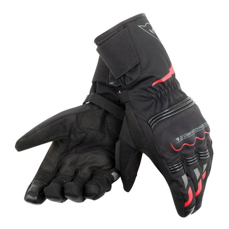 Rękawice zimowe DAINESE TEMPEST D-DRY LONG BLACK/RED czarny czerwony