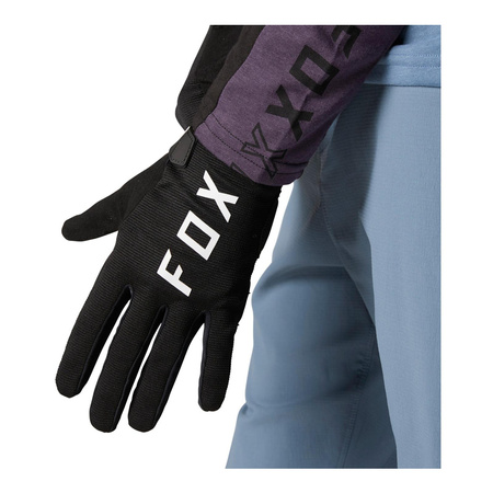 Rękawiczki rowerowe FOX RANGER GEL BLACK czarny biały