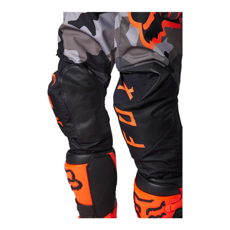 Spodnie cross FOX 180 BNKR GREY CAMO szary czarny pomarańczowy
