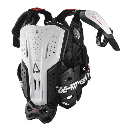Buzer LEATT CHEST PROTECTOR 6.5 PRO WHITE czarny biały