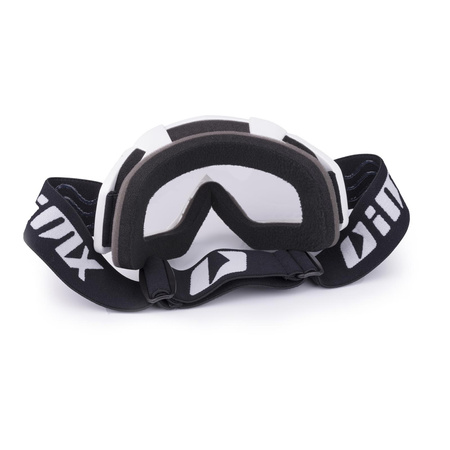 Gogle motocyklowe IMX MUD WHITE SZYBA CLEAR biały czarny