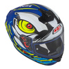 Kask integralny NZI TRENDY OCELO BLUE WHITE SKY BLUE MATT biały niebieski
