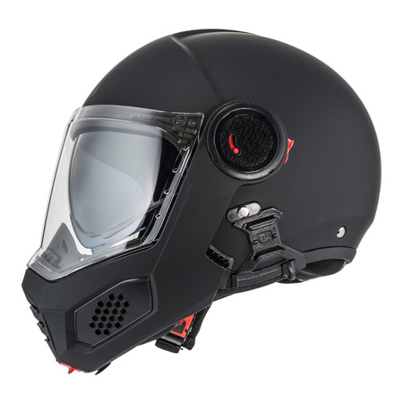 Kask szczękowy NZI MINIMOD MATT BLACK czarny mat