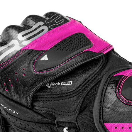 Rękawice sportowe damskie SHIMA RS-3 LADY PINK czarny różowy