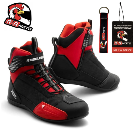 Buty krótkie REBELHORN SWIFT BLACK/RED czarny czerwony