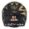 Kask integralny NZI TRENDY FLAG BLACK GOLD MATT czarny złoty