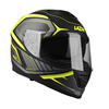 Kask integralny LAZER RAFALE HEXA BLACK/YELLOW czarny mat szary żółty fluo