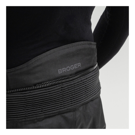 Spodnie tekstylne BROGER RIFT BLACK czarny