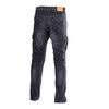 Jeansy motocyklowe SECA SQUARE BLACK czarny szary