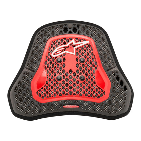 Protektor wymienny klatki piersiowej ALPINESTARS KR-CELL TRANSPARENT SMOKE czerwony