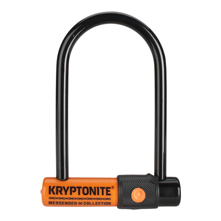 Zapięcie U-Lock KRYPTONITE EVOLUTION MESSENGER MINI 9,5CM X 16,5CM czarny pomarańczowy