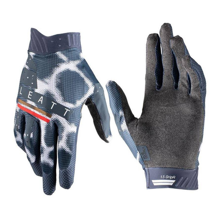 Rękawice cross LEATT MOTO 1.5 GRIPR GIRAFFE biały szary