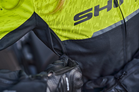 Kurtka tekstylna damska SHIMA DRIFT LADY FLUO żółty fluo czarny