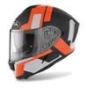 Kask integralny AIROH SPARK SHOGUN ORANGE MATT czarny pomarańczowy biały
