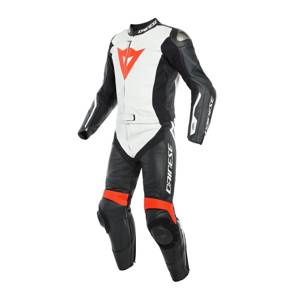 Kombinezon dwuczęściowy DAINESE AVRO D-AIR z poduszką powietrzną WHITE biały