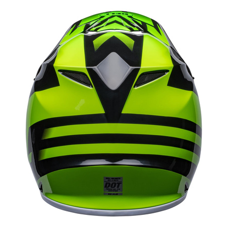 Kask cross BELL MX-9 MIPS DISRUPT BLACK/GREEN czarny zielony fluo