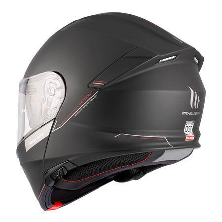 Kask szczękowy MT GENESIS SV SOLID MATT BLACK czarny mat