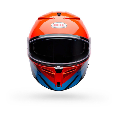 Kask integralny BELL LITHIUM ECE6 NOVA ORANGE BLUE pomarańczowy niebieski