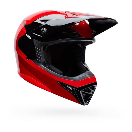 Kask cross BELL MX-10 MIPS WAVE RED BLACK czerwony czarny