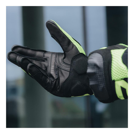 Rękawice miejskie REBELHORN GAP III BLACK/FLUO YELLOW czarny żółty fluo