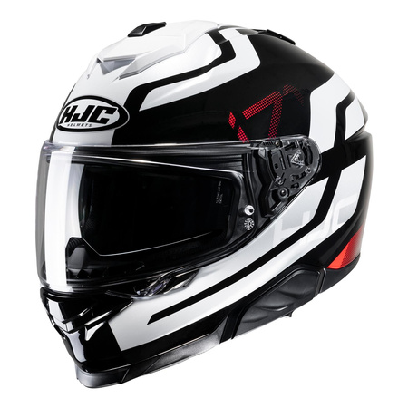 Kask integralny HJC I71 ENTA BLACK/RED czarny czerwony biały