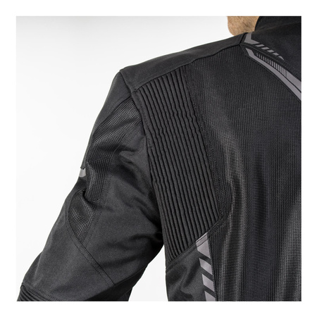 Kurtka tekstylna OZONE FLOW BLACK czarny