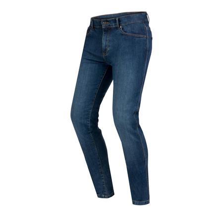 Jeansy motocyklowe OZONE STRIKER REGULAR WASHED BLUE niebieski