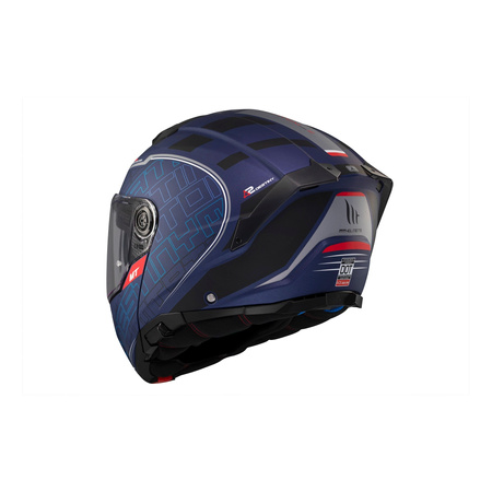 Kask szczękowy MT ATOM 2 SV DESTINY C7 MATT niebieski