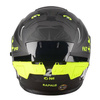 Kask integralny LAZER RAFALE SR RIDE ONI BLACK/GREY/YELLOW FLUO czarny szary biały żółty fluo